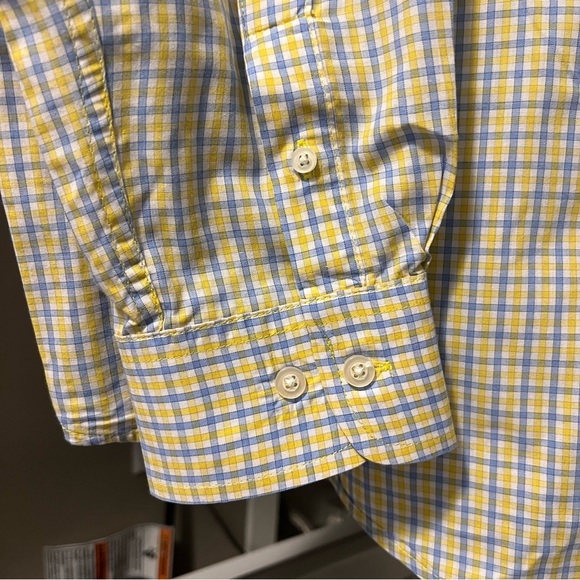 Saddlebred XXL Yellow Plaid Button Down - Picture 2 of 5